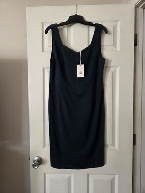Grace Karin Hunter Green Sleeveless Sheath Midi Dress